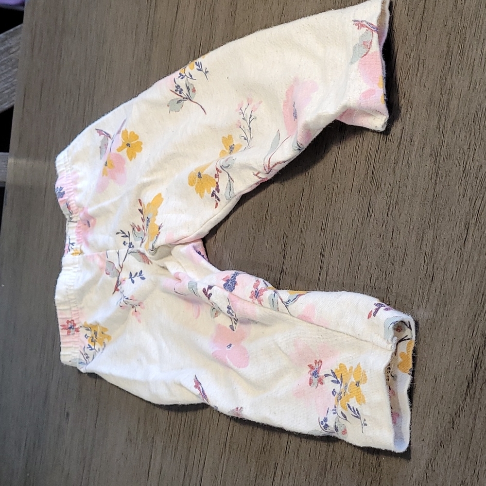 Baby girl flower leggings